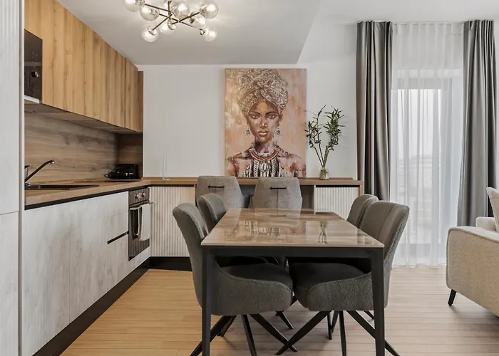 Onyx 57 - Beautiful 2 Bedrooms Cathedral View - Luxury - Free Parking Apartment